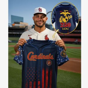 Cardinals USMC 250th Birthday Celebration 2025 Jersey 1