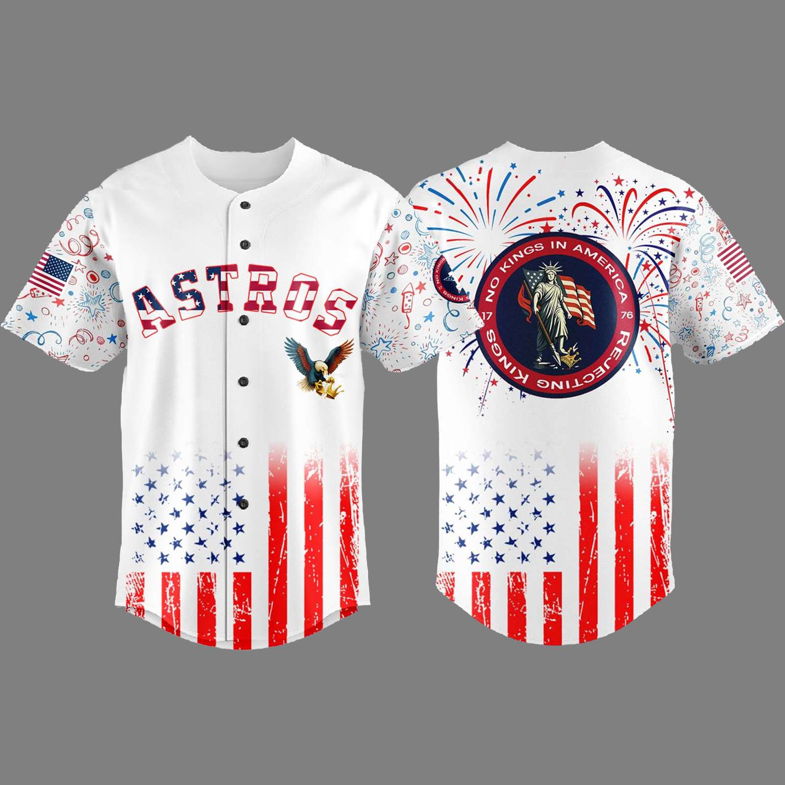 Astros 4th Of July No Kings In America Jersey 1 Astros 4th Of July No Kings In America Jersey 1