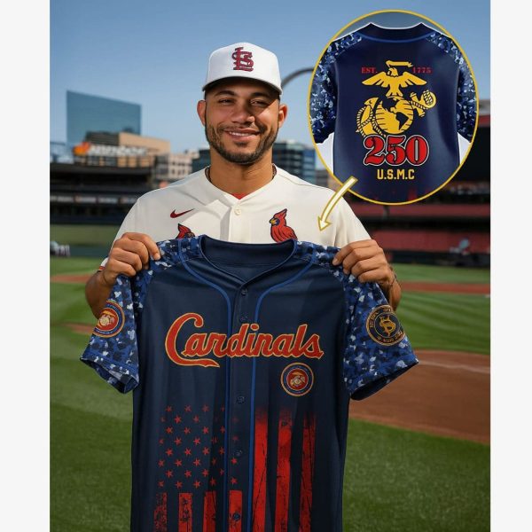 Cardinals USMC 250th Birthday Celebration 2025 Jersey