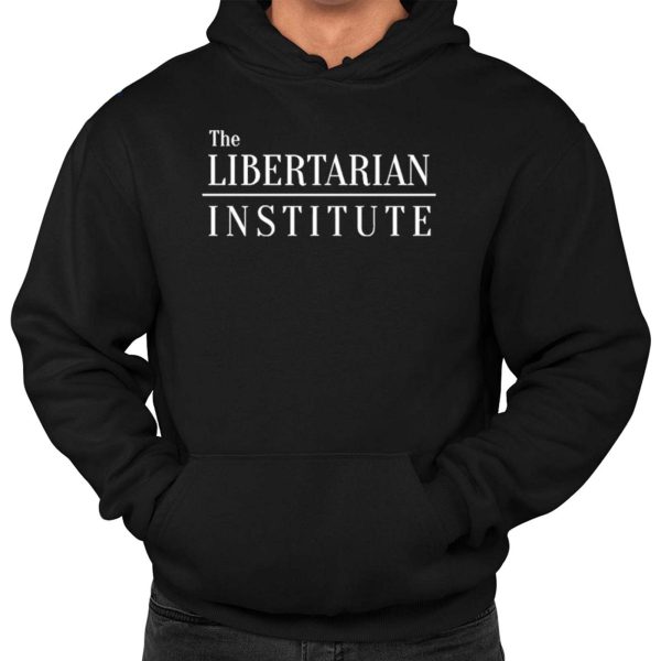Dave Smith Wearing The Libertarian Institute Shirt