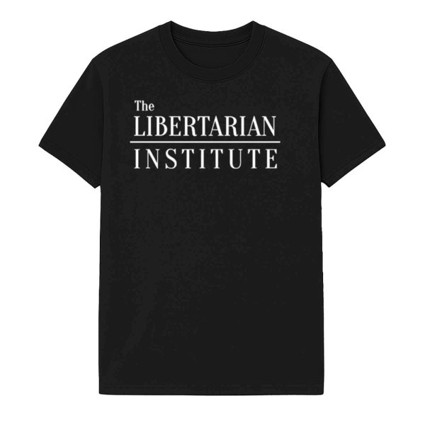 Dave Smith Wearing The Libertarian Institute Shirt