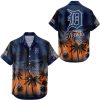 Detroit Tigers Night Beach Hawaiian Shirt