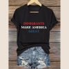 Immigrants Make America Great V-neck T-shirt