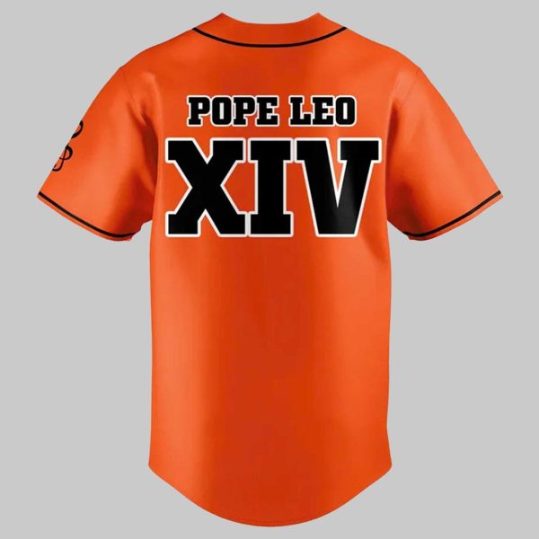 Leo Catholic High School Pope Leo XIV Baseball Jersey 2025