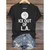 Retro ICE Out of LA Print T-Shirt