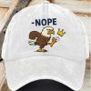 Retro No Kings In America Eagle Crown Nope Print Baseball Cap