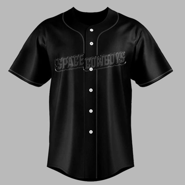 Space Cowboys Baseball Back In Black Jersey 2025