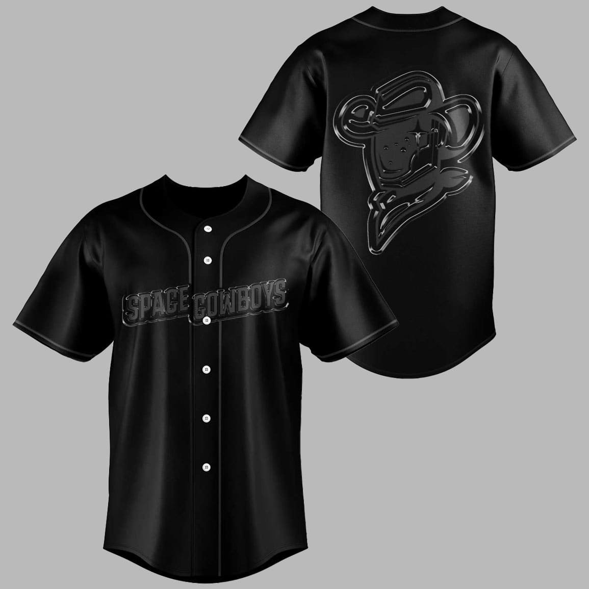 Space Cowboys Baseball Back In Black Jersey 2025 Space Cowboys Baseball Back In Black Jersey 2025