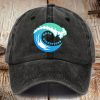 Waves Good Vibrations Print Baseball Cap