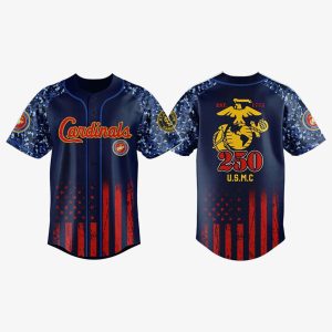 Cardinals USMC 250th Birthday Celebration 2025 Jersey