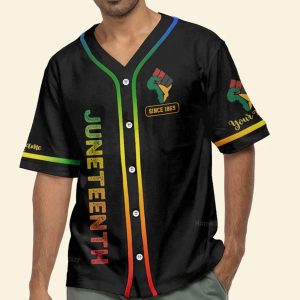 Juneteenth 2025 Women Celebrate Black Freedom History Month Jersey