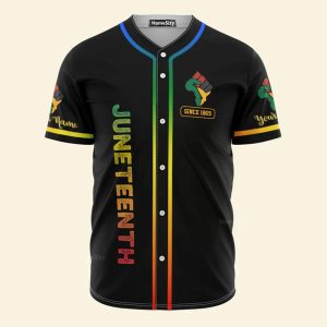 Juneteenth 2025 Women Celebrate Black Freedom History Month Jersey