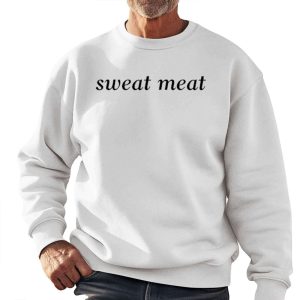 Joe Wearing Sweat Meat Shirt