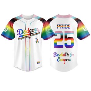 Dodgers Baseball For Everyone Pride Night 2025 Jersey
