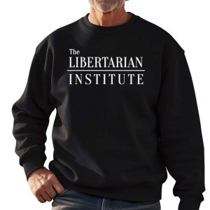Dave Smith Wearing The Libertarian Institute Shirt