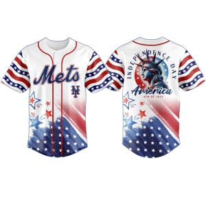 Mets 4th Of July Independence Day America Jersey 2025