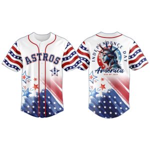 Astros 4th Of July Independence Day America Jersey 2025
