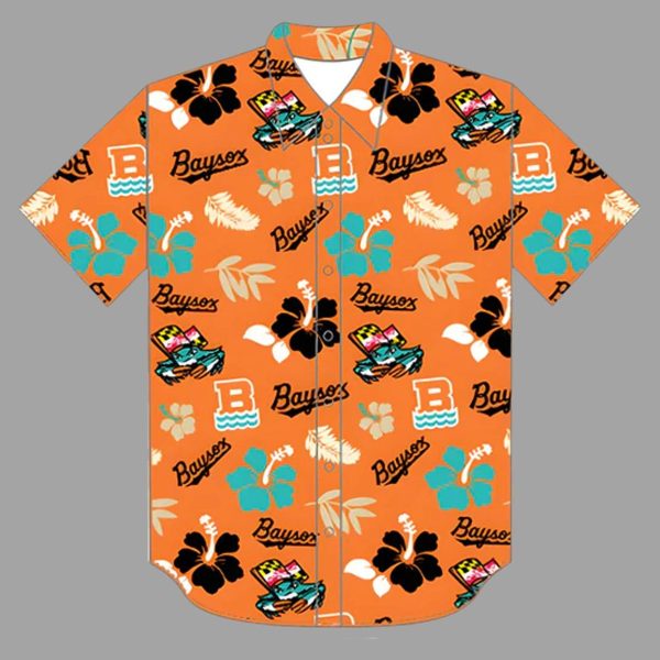 2025 Baysox Island Luau Night Hawaii Shirt Giveaway