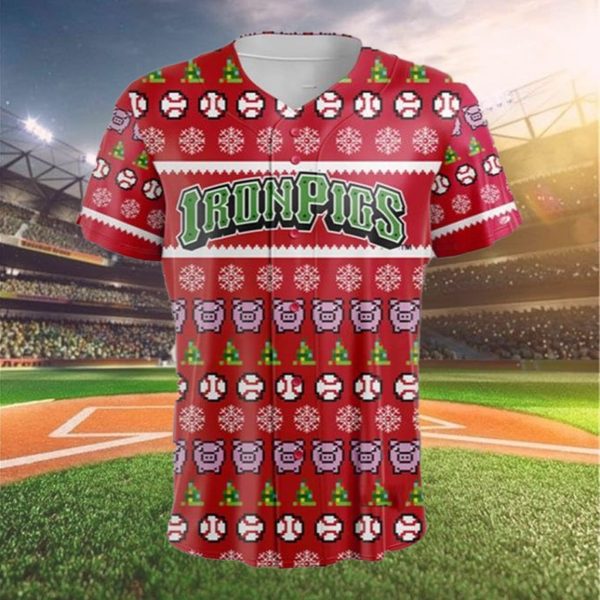 2025 Lehigh Valley IronPigs Christmas in July Jersey Giveaway