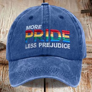 More Pride Less Prejudice Print Baseball Cap