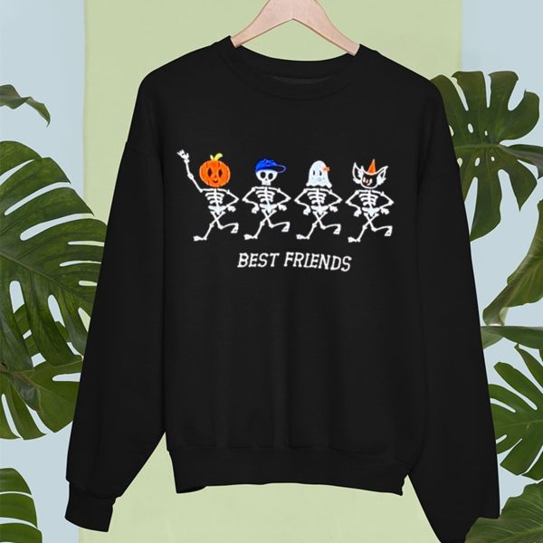 Best Friends Skeletons Halloween Shirt