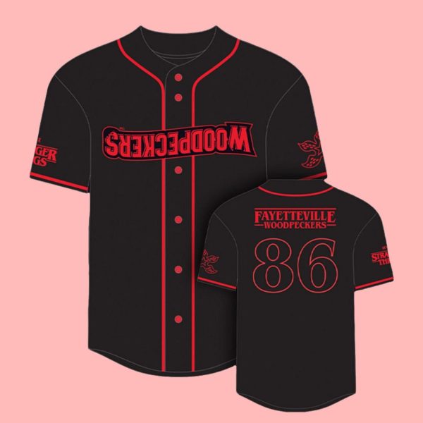 Fayetteville Woodpeckers Stranger Things Replica Jersey Giveaway 2025