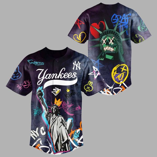 Graffiti New York City x Yankees Street Style Jersey