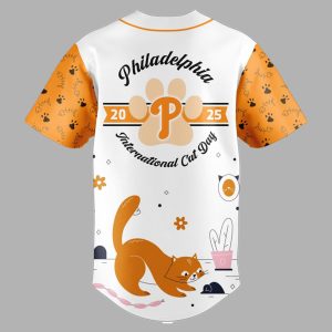 Phillies 2025 International Cat Day Jersey