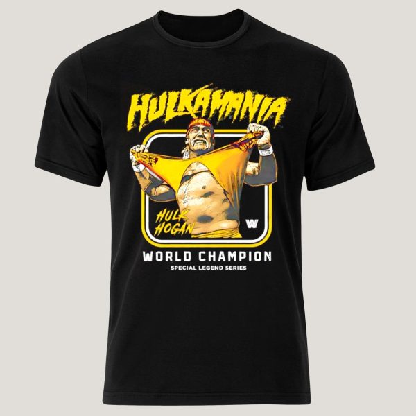 Rip Hulk Hogan Hulkamania World Champion Special Legend Series Shirt