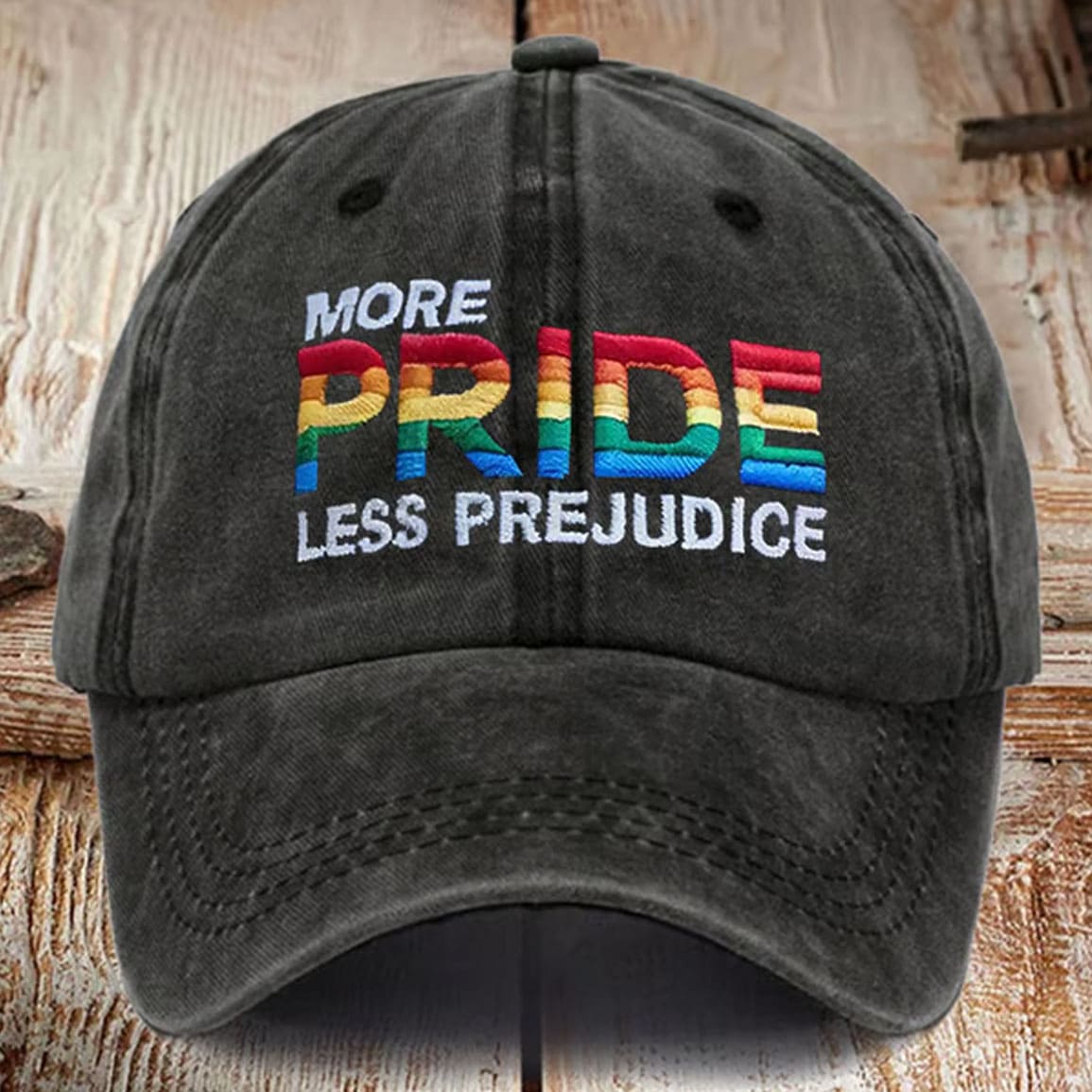 More Pride Less Prejudice Print Baseball Cap More Pride Less Prejudice Print Baseball Cap