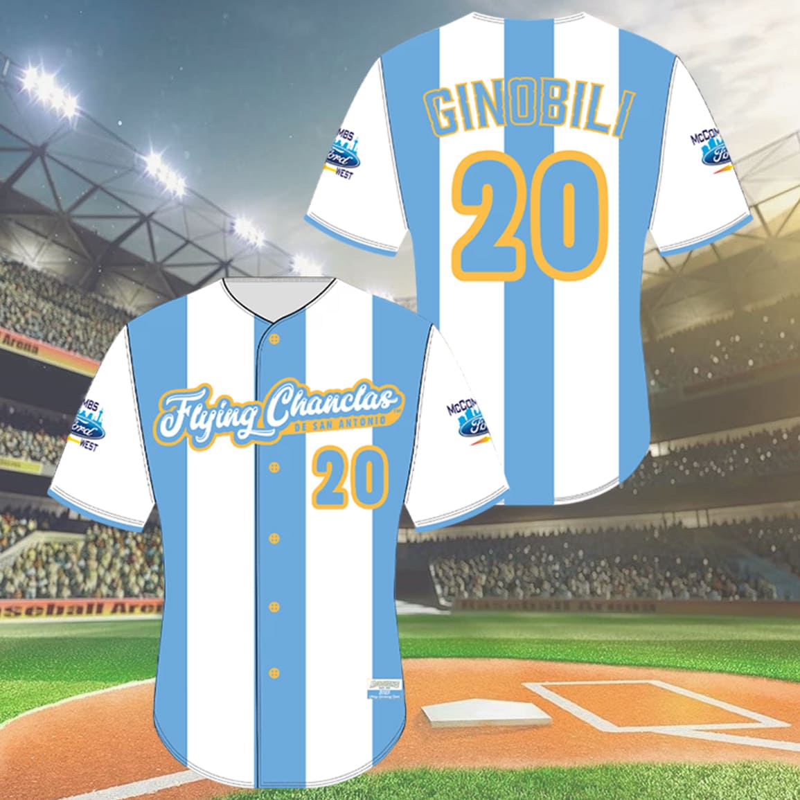 San Antonio Missions Flying Chanclas Manu Ginobili Jersey Giveaway 2025 San Antonio Missions Flying Chanclas Manu Ginobili Jersey Giveaway 2025
