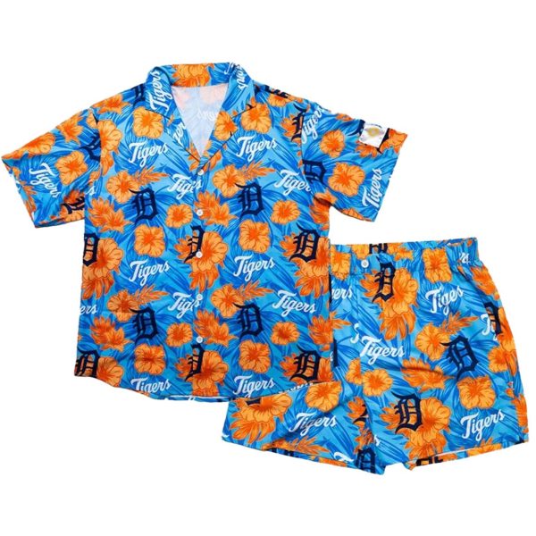 Tigers 2025 Giveaway Hawaiian Shirt and Shorts Set