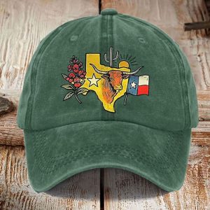 Western Texas Print Hat