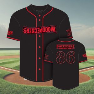 Fayetteville Woodpeckers Stranger Things Replica Jersey Giveaway 2025