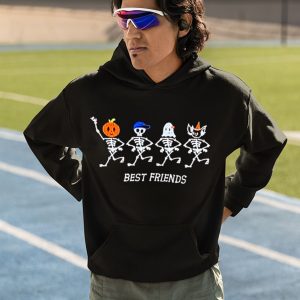 Best Friends Skeletons Halloween Shirt