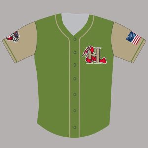 Hickory Crawdads Military Jersey Giveaway 2025