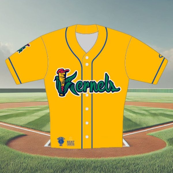 2025 Cedar Rapids Kernels Beat Cancer Night Jersey Giveaway