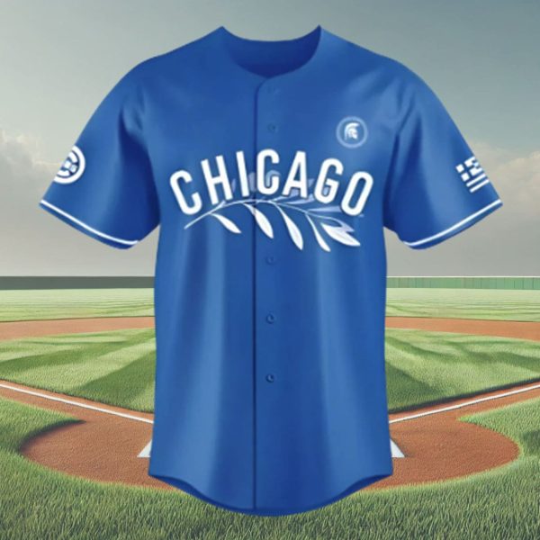 2025 Chicago Cubs Greek Heritage Jersey Giveaway