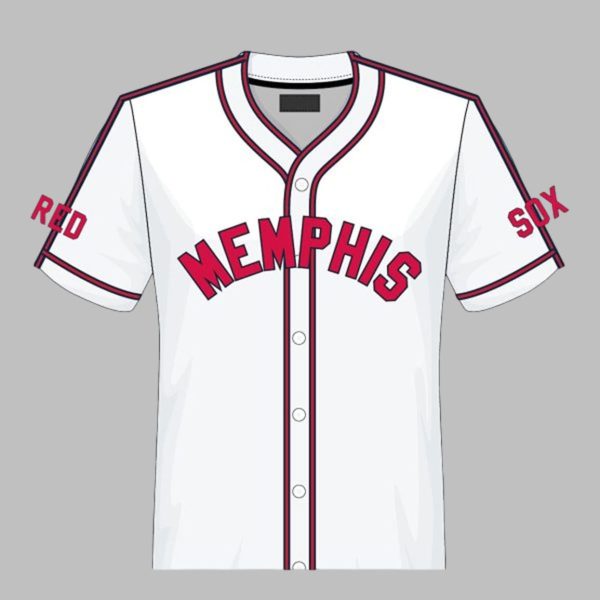 2025 Memphis Redbirds Red Sox Giveaway Jersey
