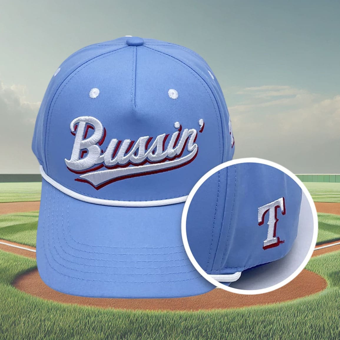 2025 Rangers Bruce Bochy Bussin Cap Night Giveaway 2025 Rangers Bruce Bochy Bussin Cap Night Giveaway