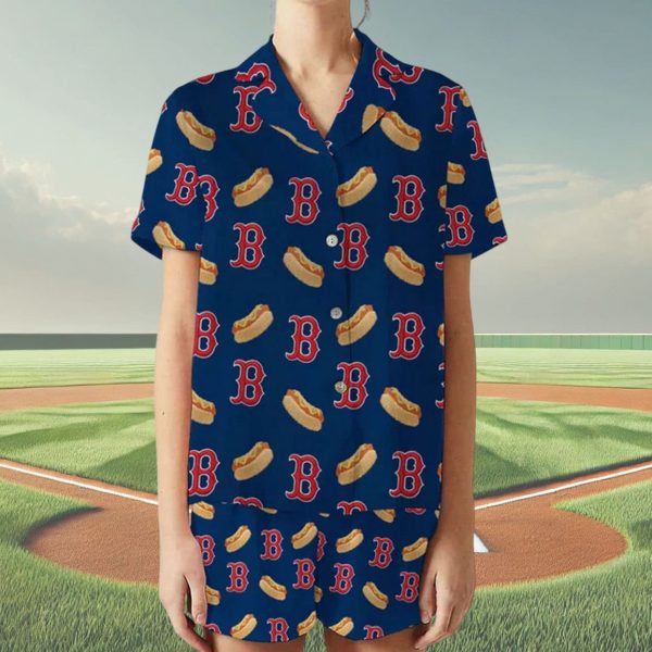 2025 Red Sox Hot Dog Pajamas Set