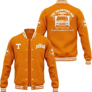 Tennessee Football Team Jesus Baseball Jacket