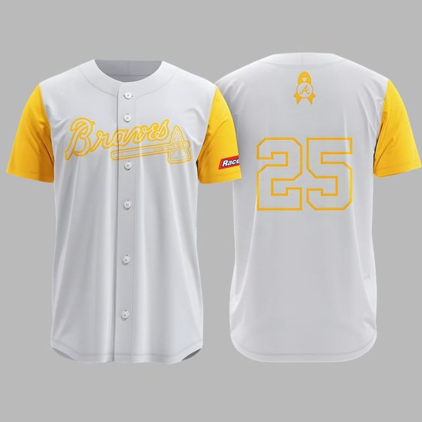 Braves Childhood Cancer Awareness Day Jersey Giveaway 2025