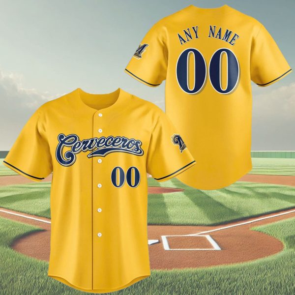 Brewers 2025 Cerveceros Night Baseball Jersey