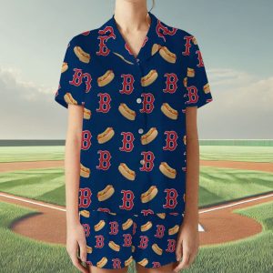 2025 Red Sox Hot Dog Pajamas Set