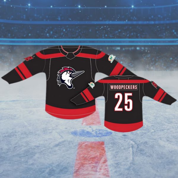 Fayetteville Woodpeckers Hockey Night Jersey Giveaway 2025