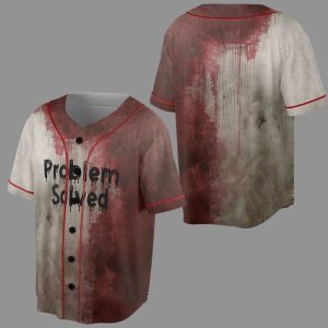Bloody Problem Solved Halloween Print Jersey