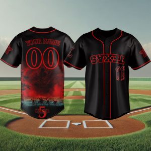 Texas Rangers Stranger Things Jersey 2025