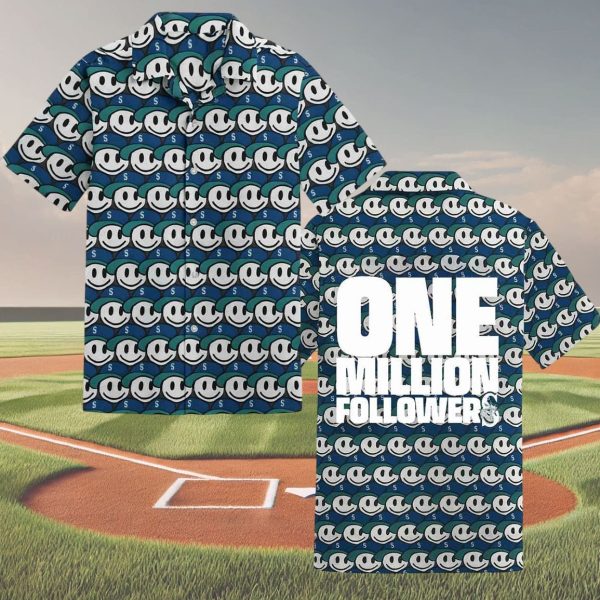 Mariners One Million Followers Hawaiian Shirt