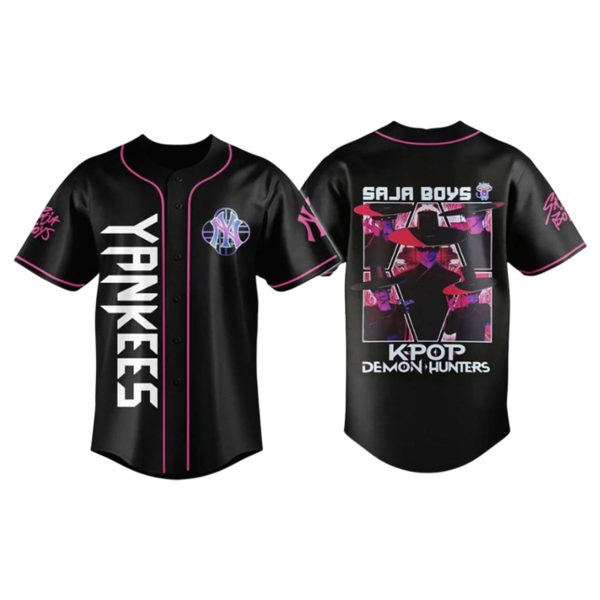 NY Yankees KPop Demon Hunters Saja Boys Jersey 2025